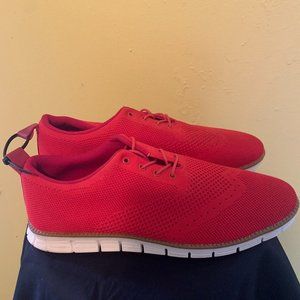 Franco Vanucci Red Knit Oliver Sneaker